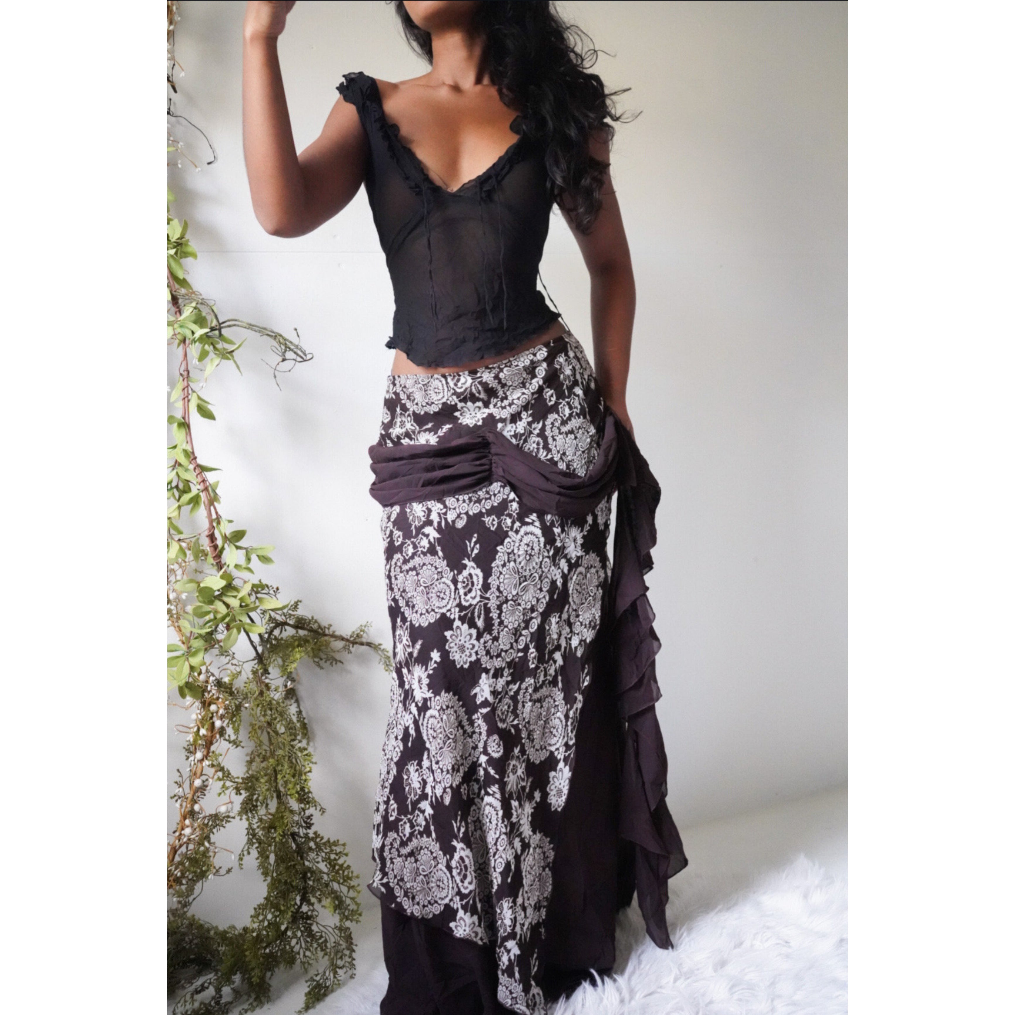 brown-fairy-maxi-skirt-image