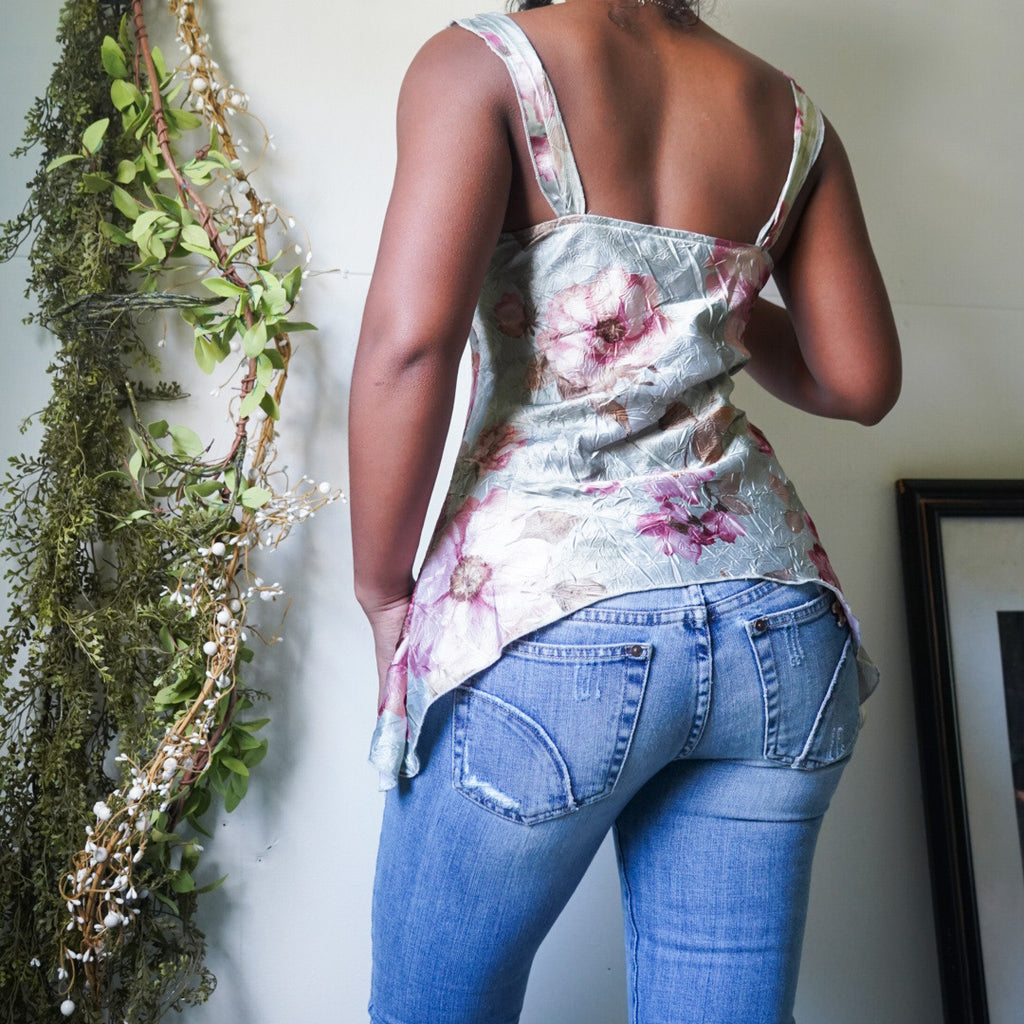 Pastel Green Fairy Floral Top
