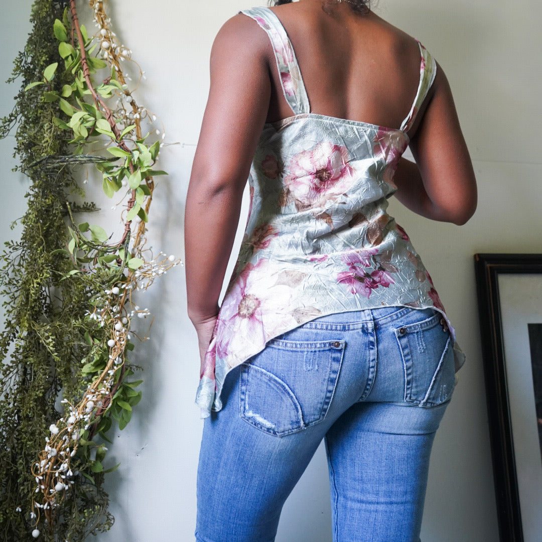 Pastel Green Fairy Floral Top
