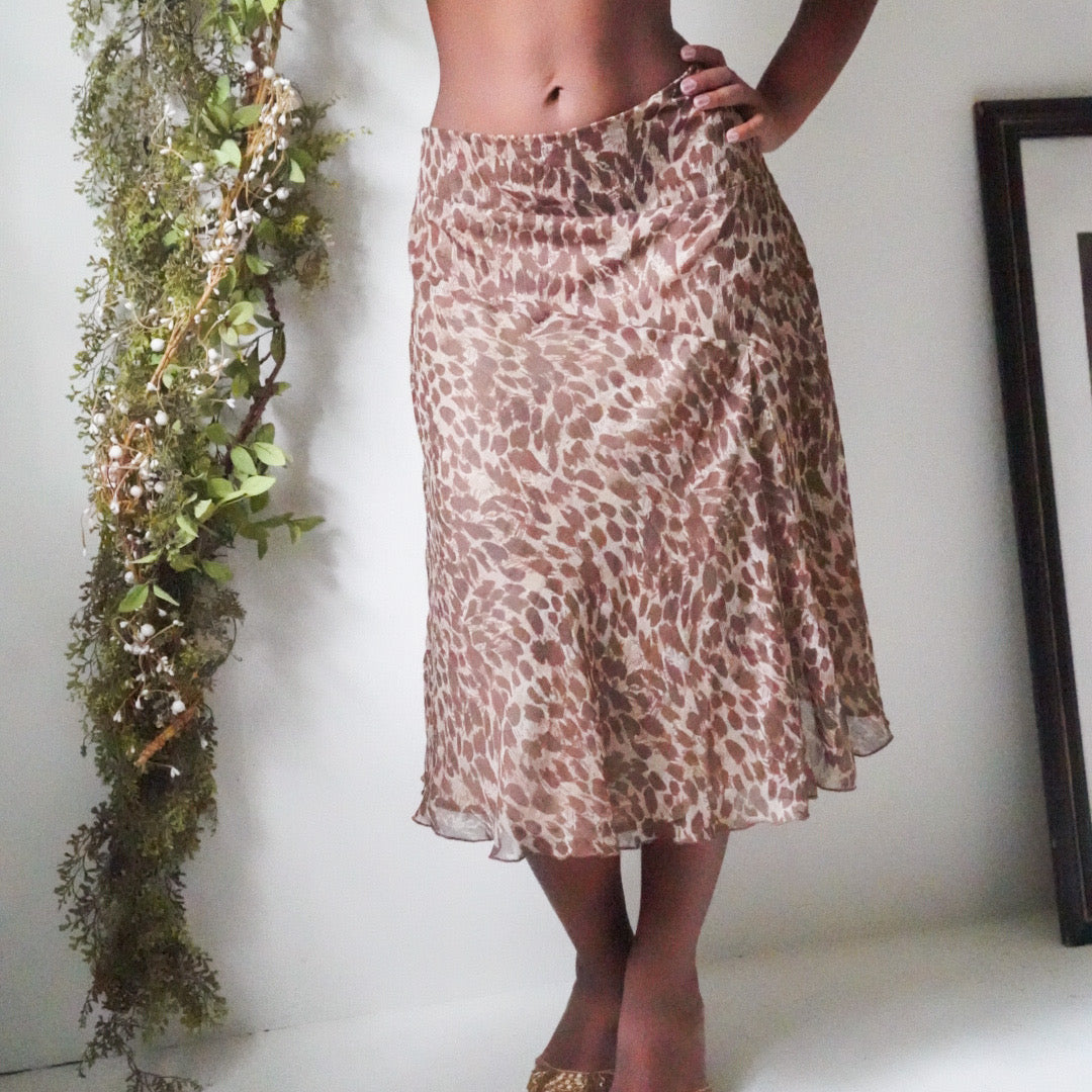 Animal Print Staple Skirt