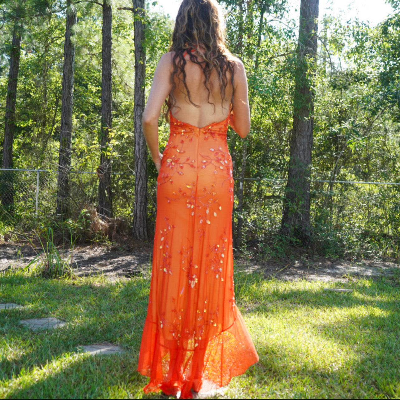 Vintage Silk Gown