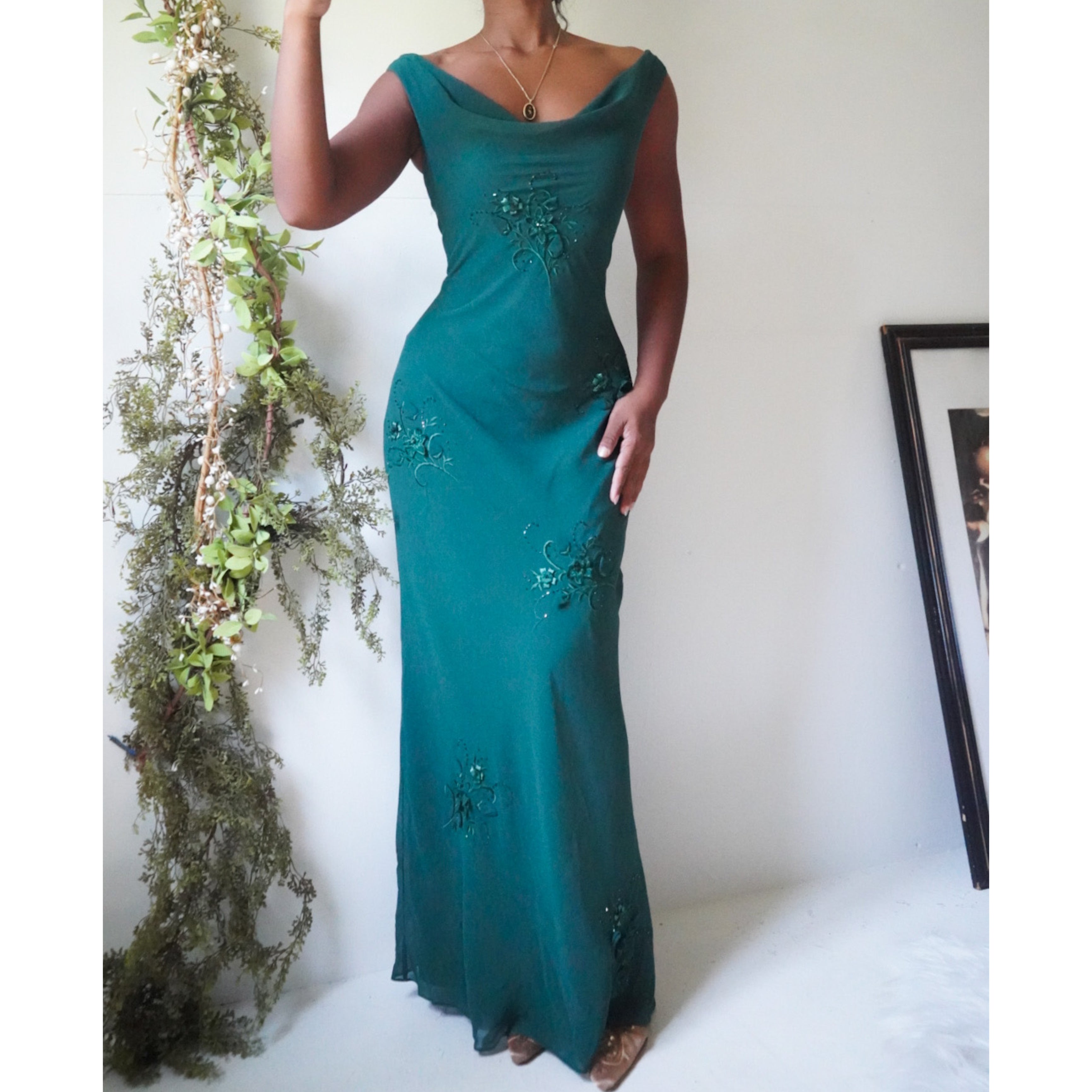 green-embroidered-evening-dress-image