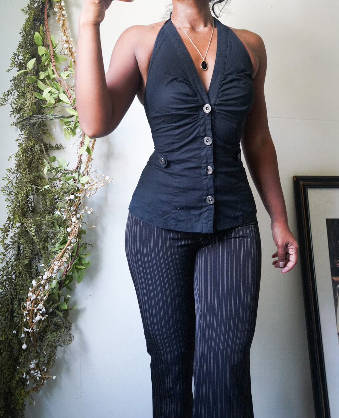 black-halter-vest-top-image