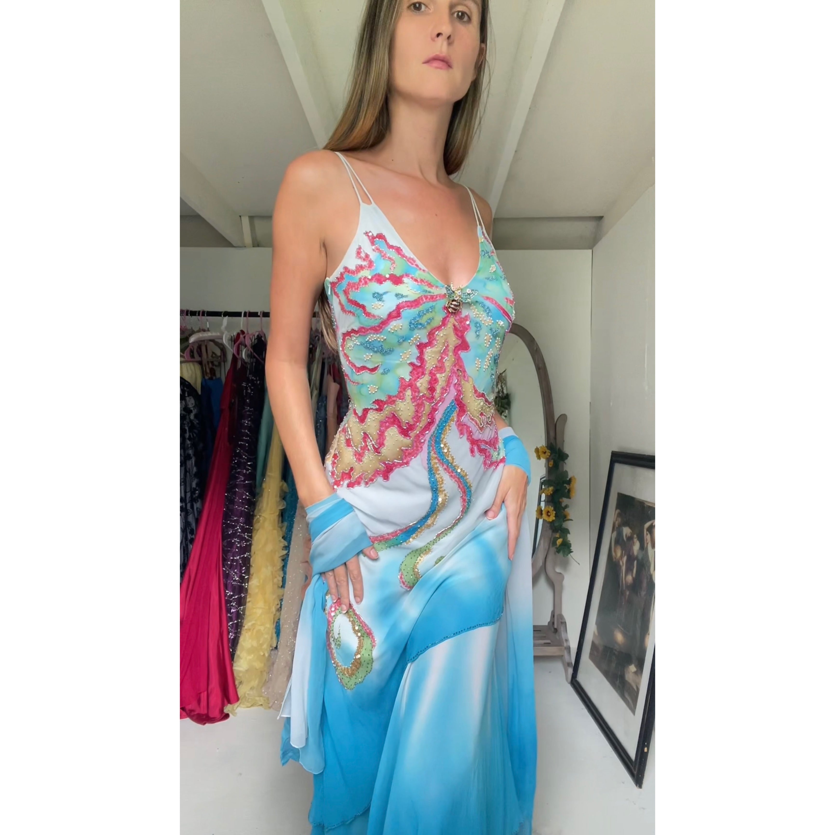 silk-beaded-butterfly-handpainted-dress-image