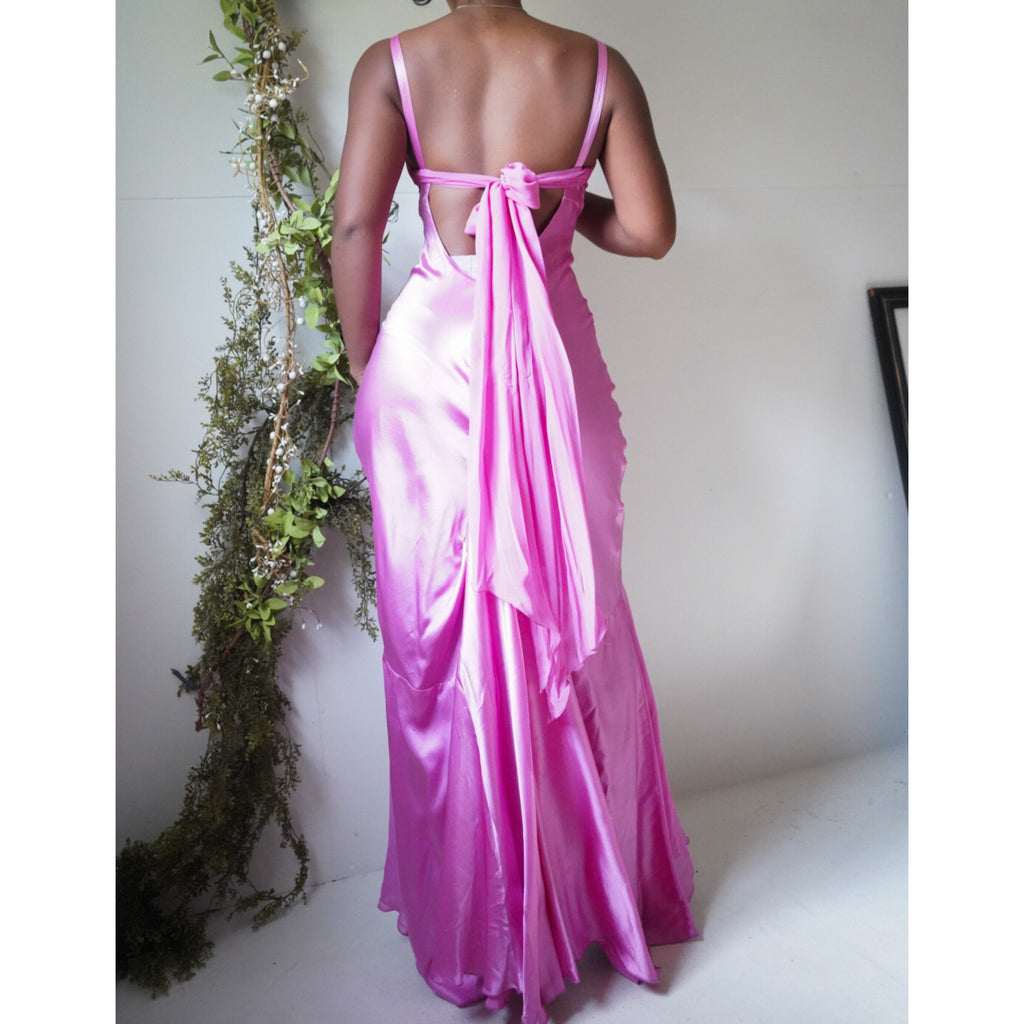 Pink Silk Fairy Formal Dress
