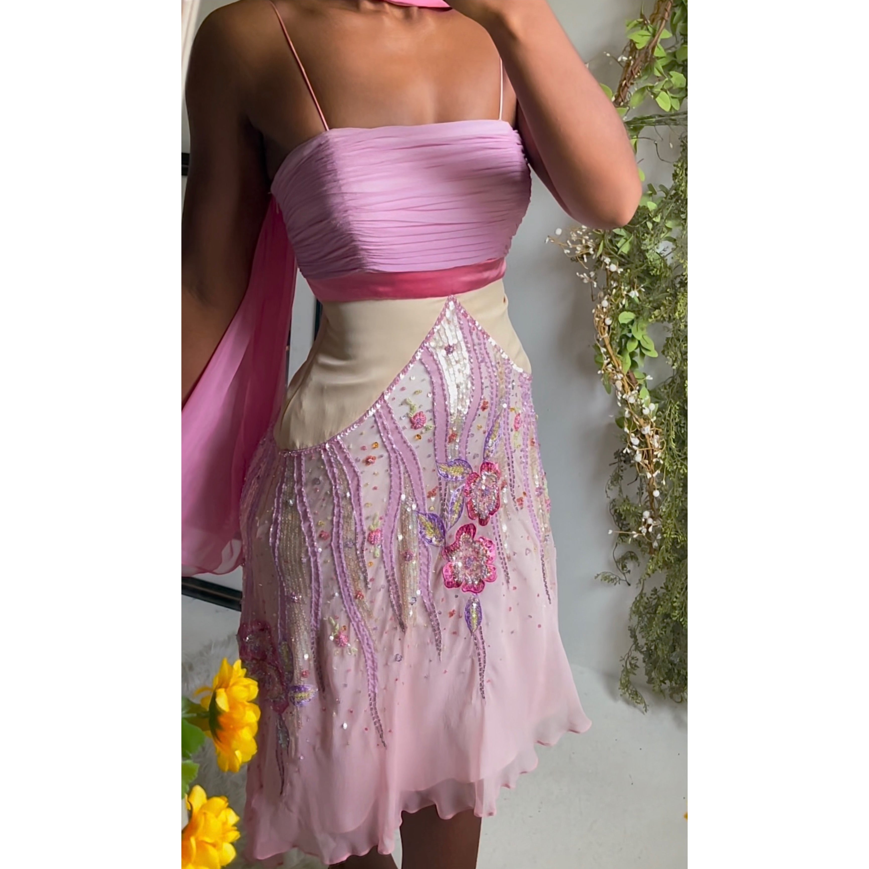 pink-fairy-ombre-silk-deadstock-dress-image