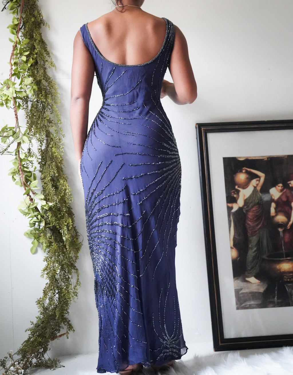 90s-navy-silk-beaded-gown-image