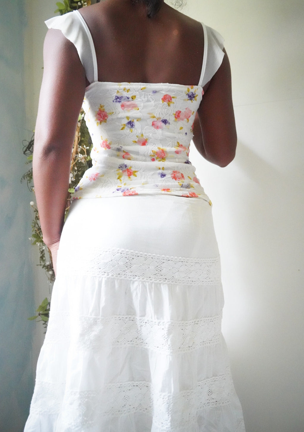 Handmade Ruffle Lace Fairy Cami Top