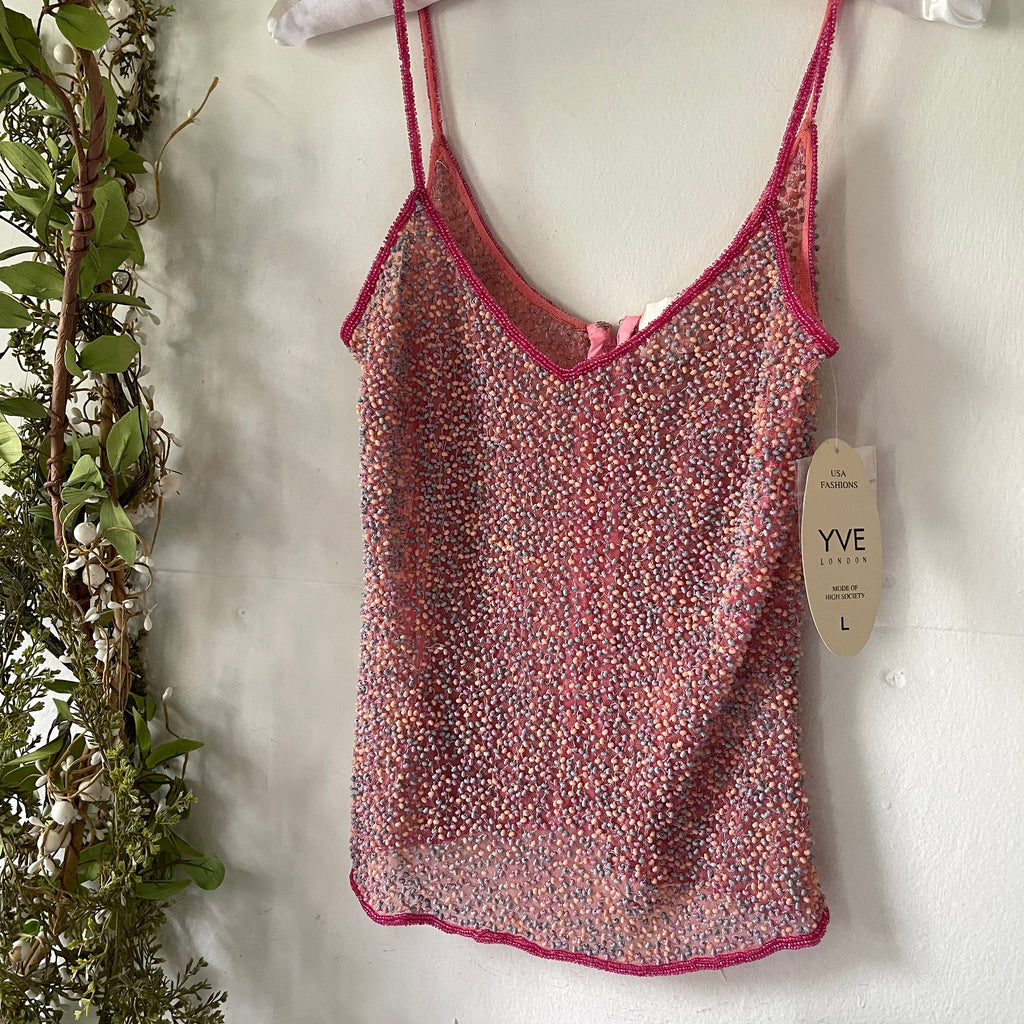 Beaded Deadstock Yve London Cami