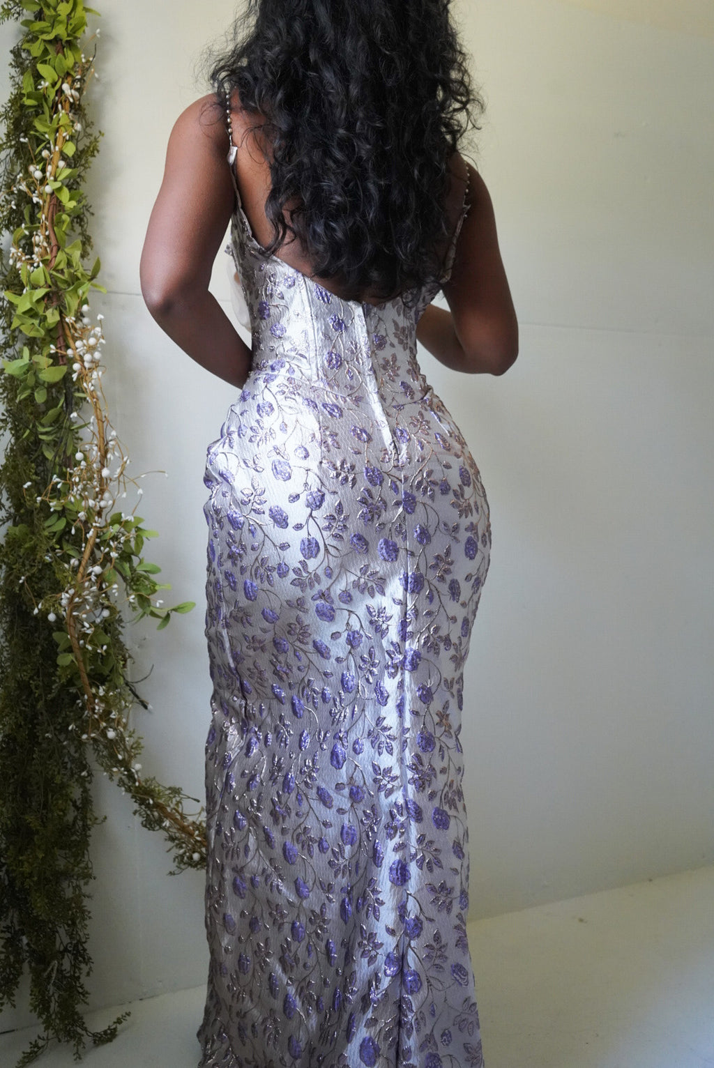 Handmade Brocade Corset Style Dress