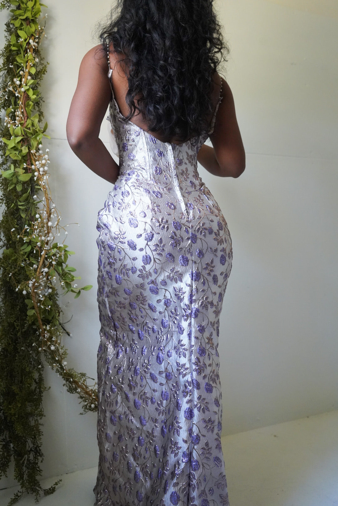 Handmade Brocade Corset Style Dress