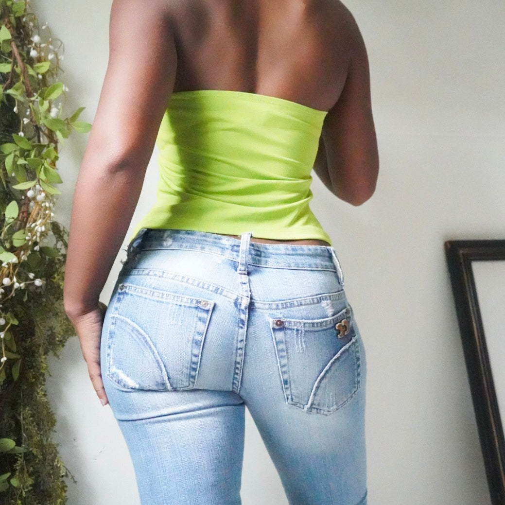 Bright Green Halter Top