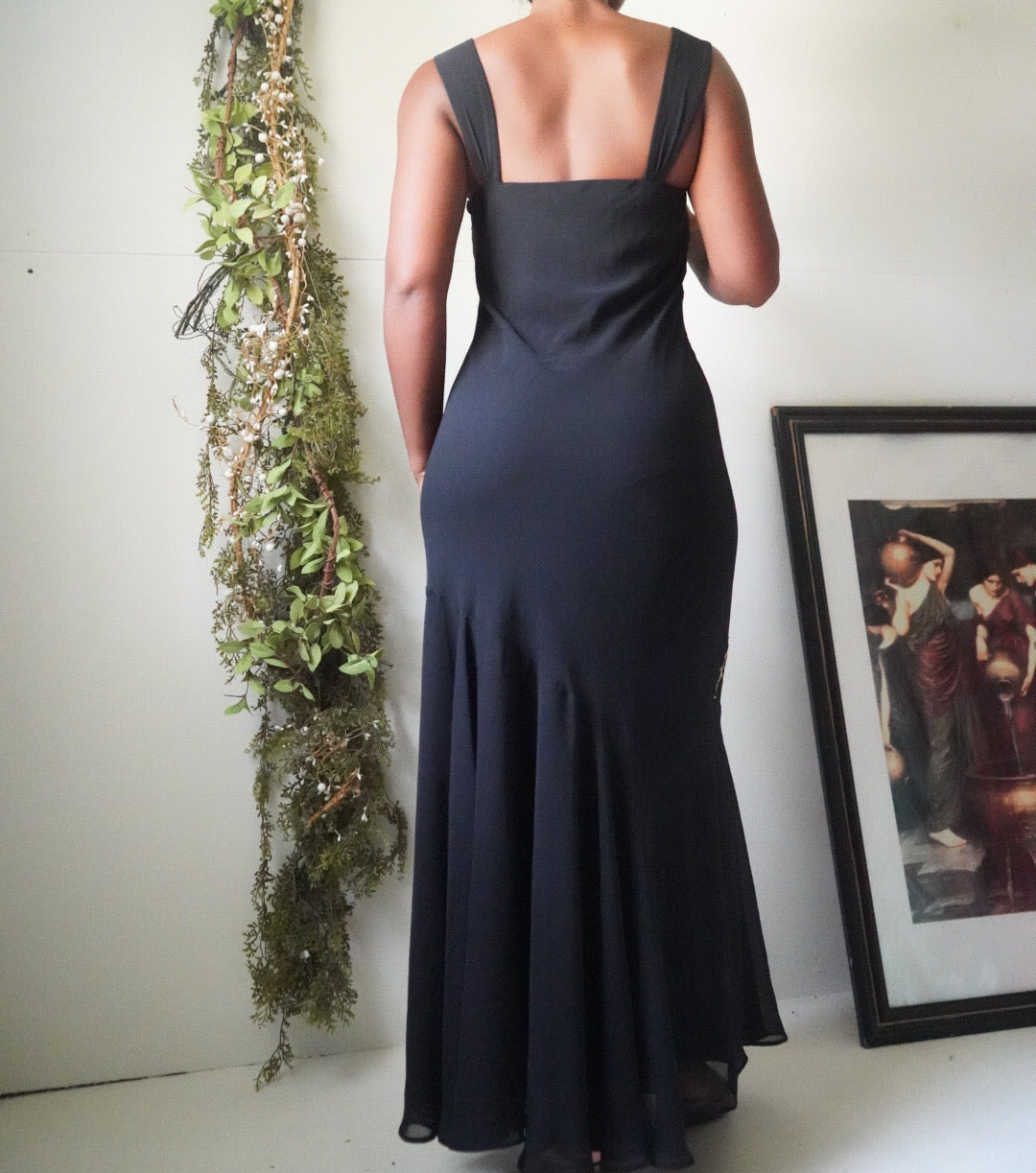 Embroidered Detail Gown
