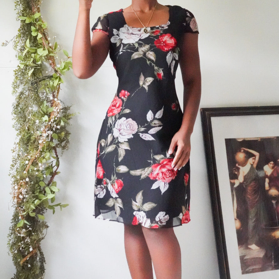 90’s Staple Rose Mini Dress