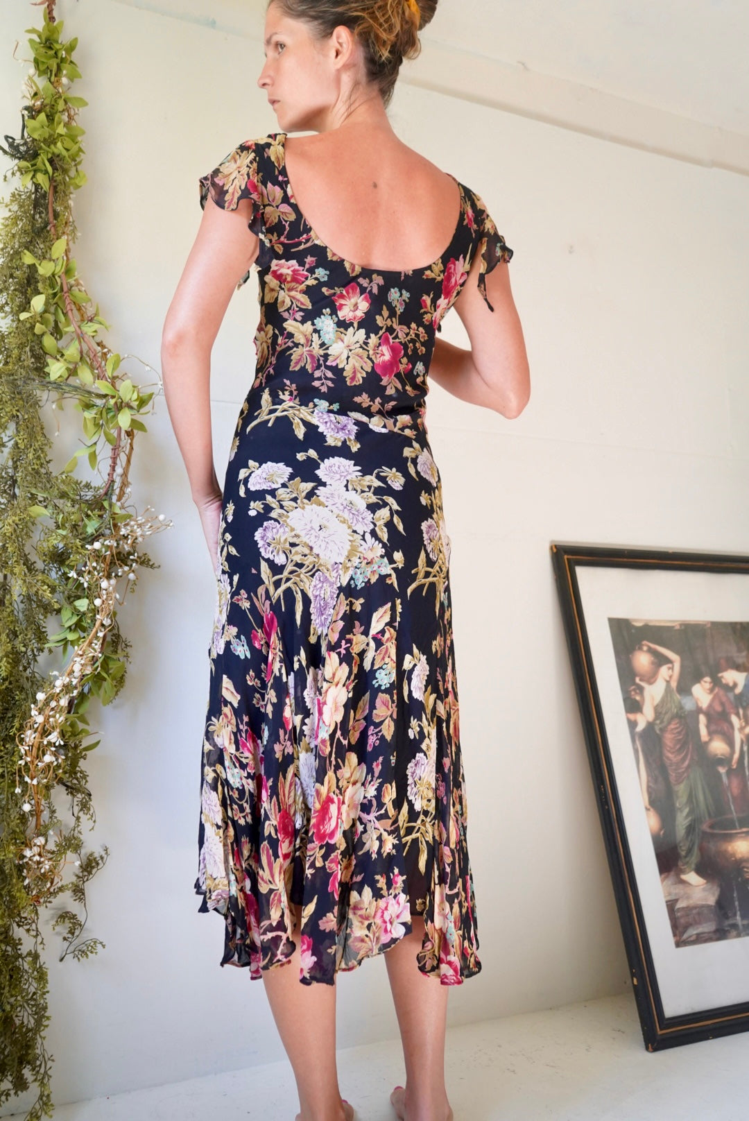 beaded floral fairy dress