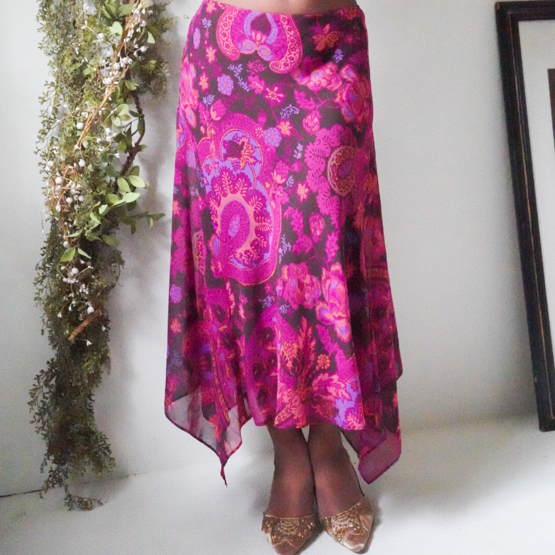 Paisley Fairy Boho Skirt