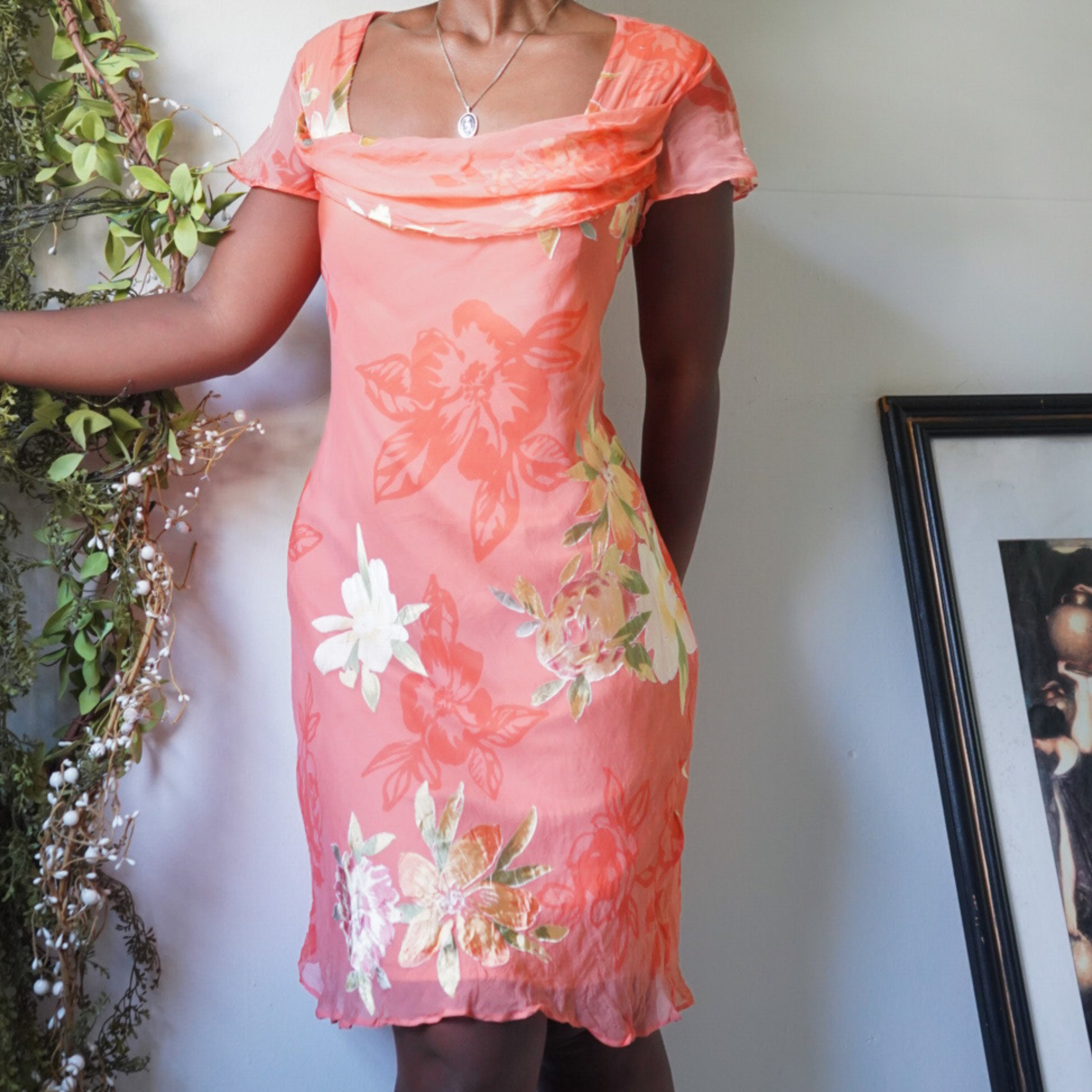 coral-orange-burnout-dress-image