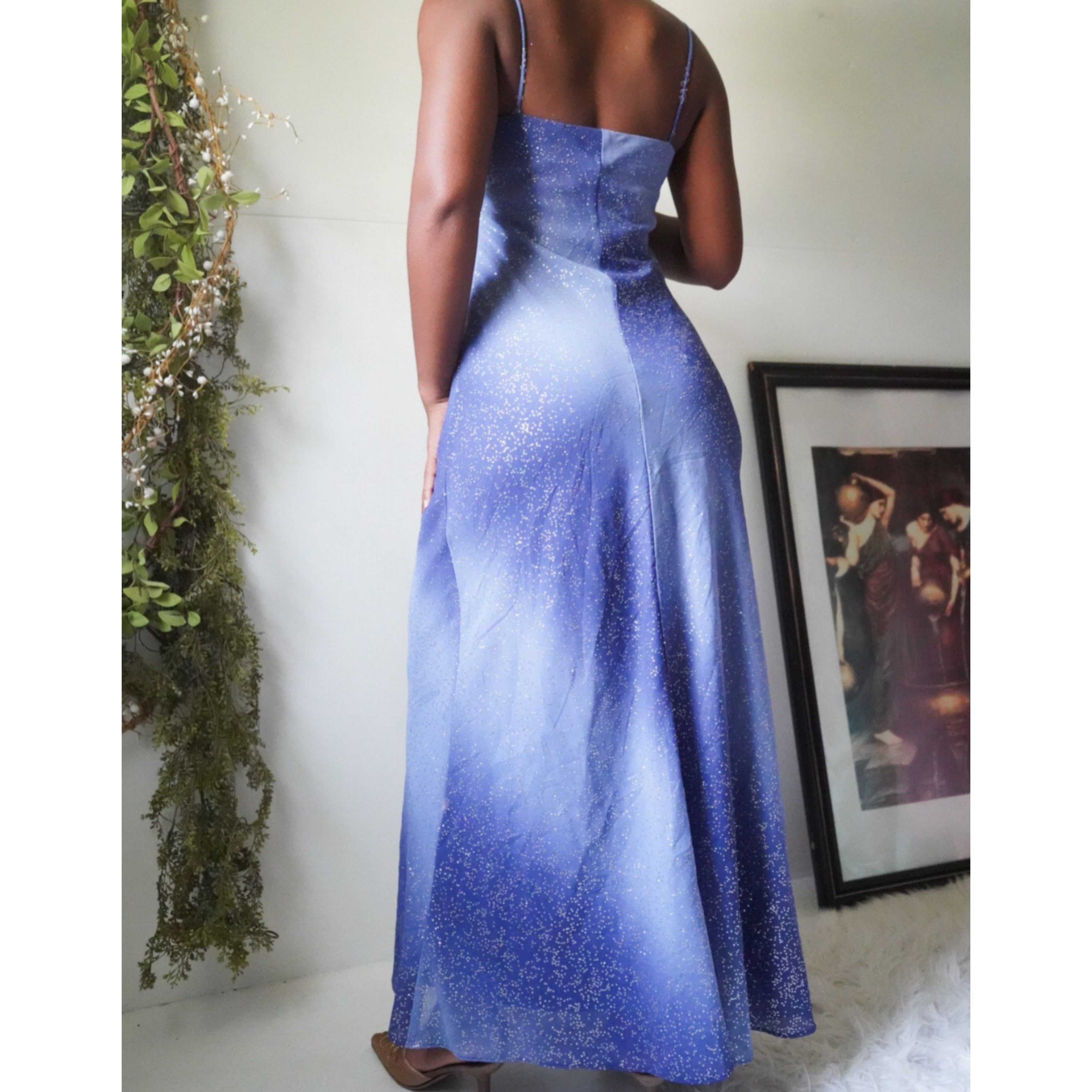 Blue Ombre Sparkle Dress