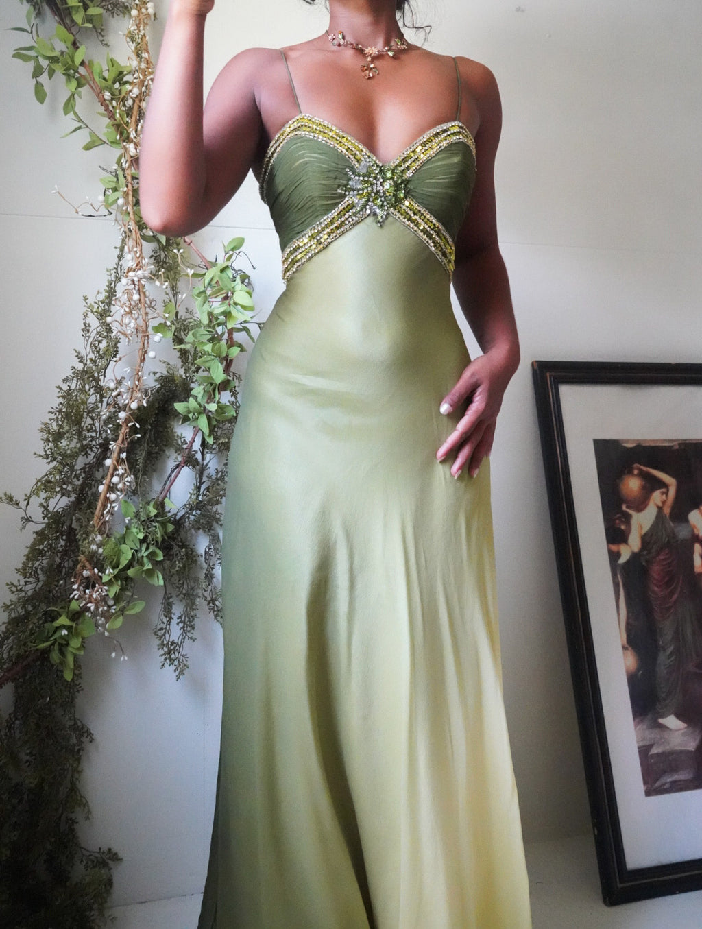 Silk Ombre Forest Fairy Gown