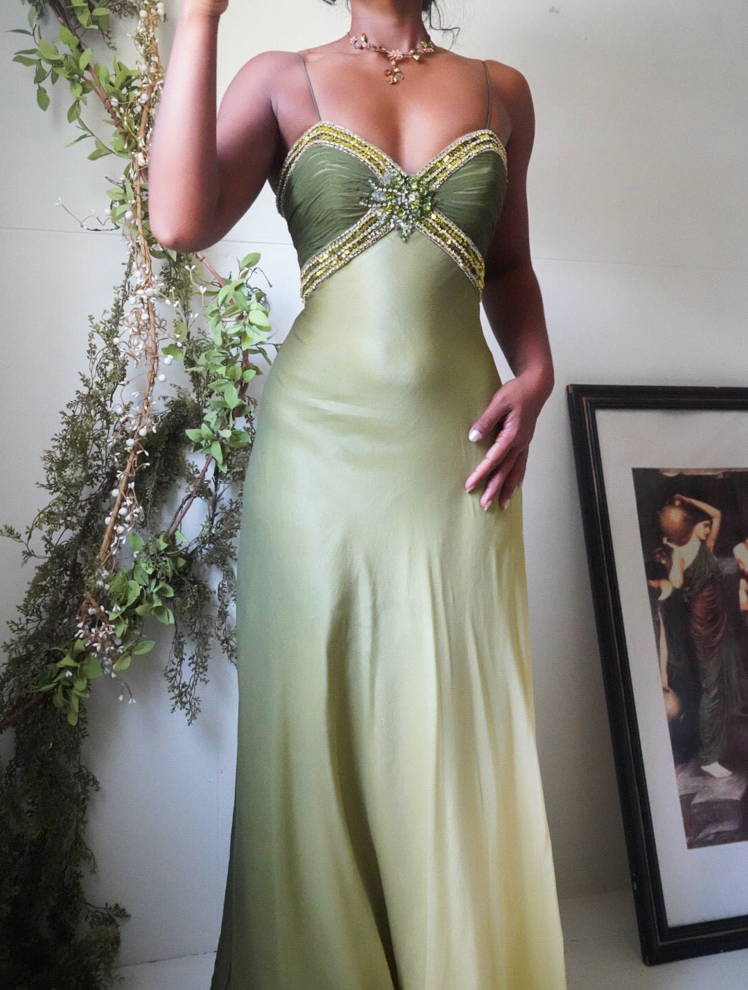 Silk Ombre Forest Fairy Gown