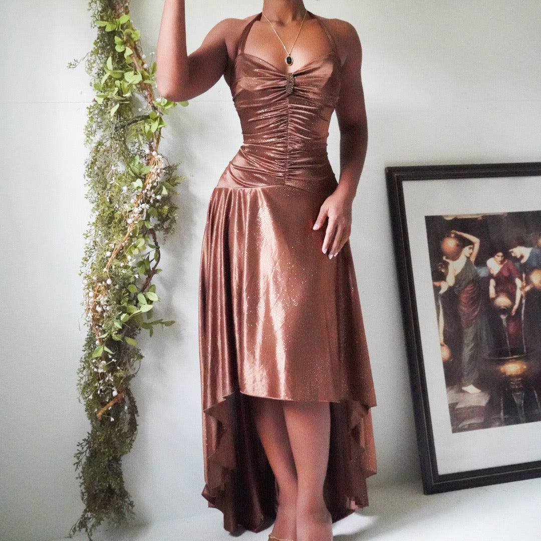 sparkle-brown-high-low-dress-image