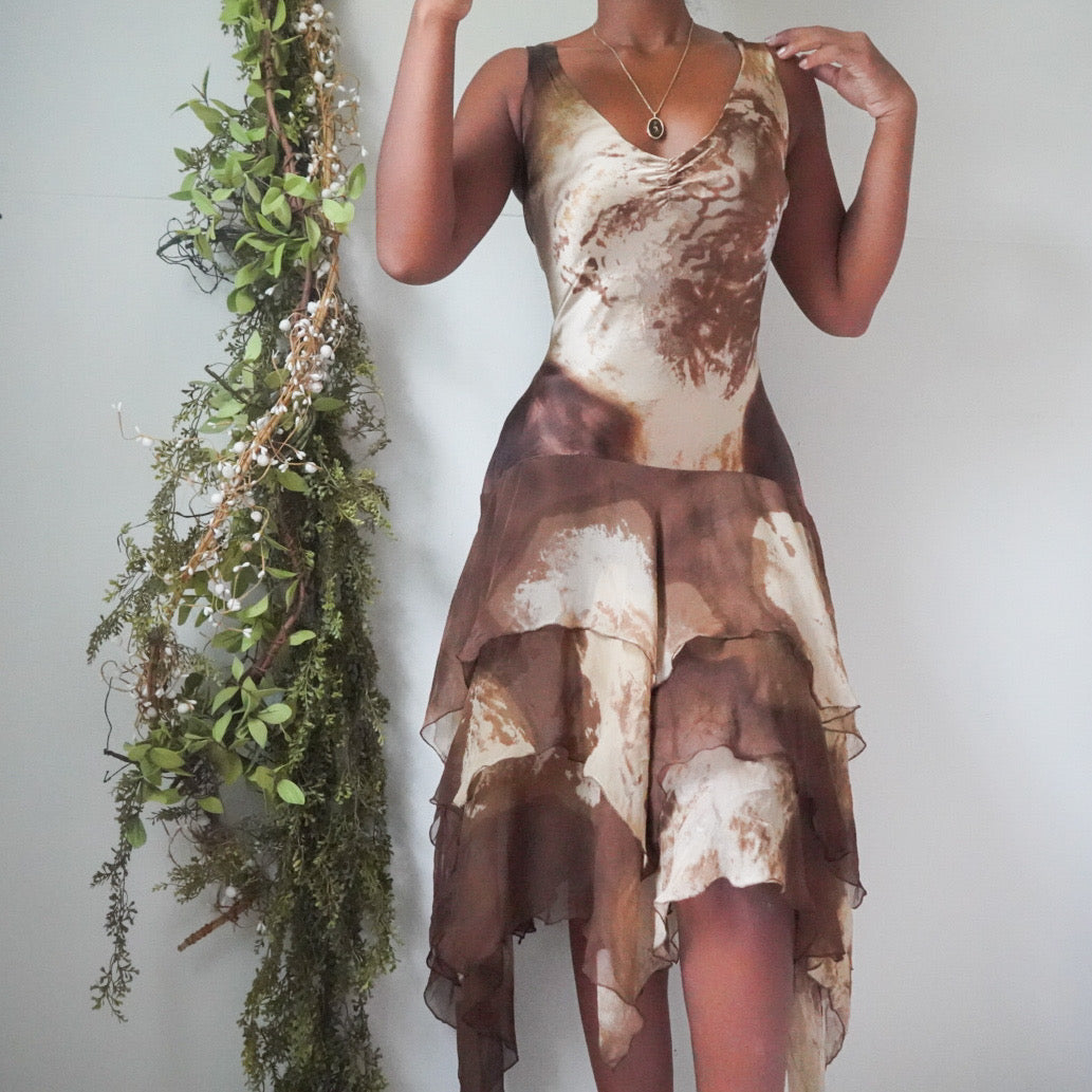 silk-boho-abstract-fairy-hem-dress-image