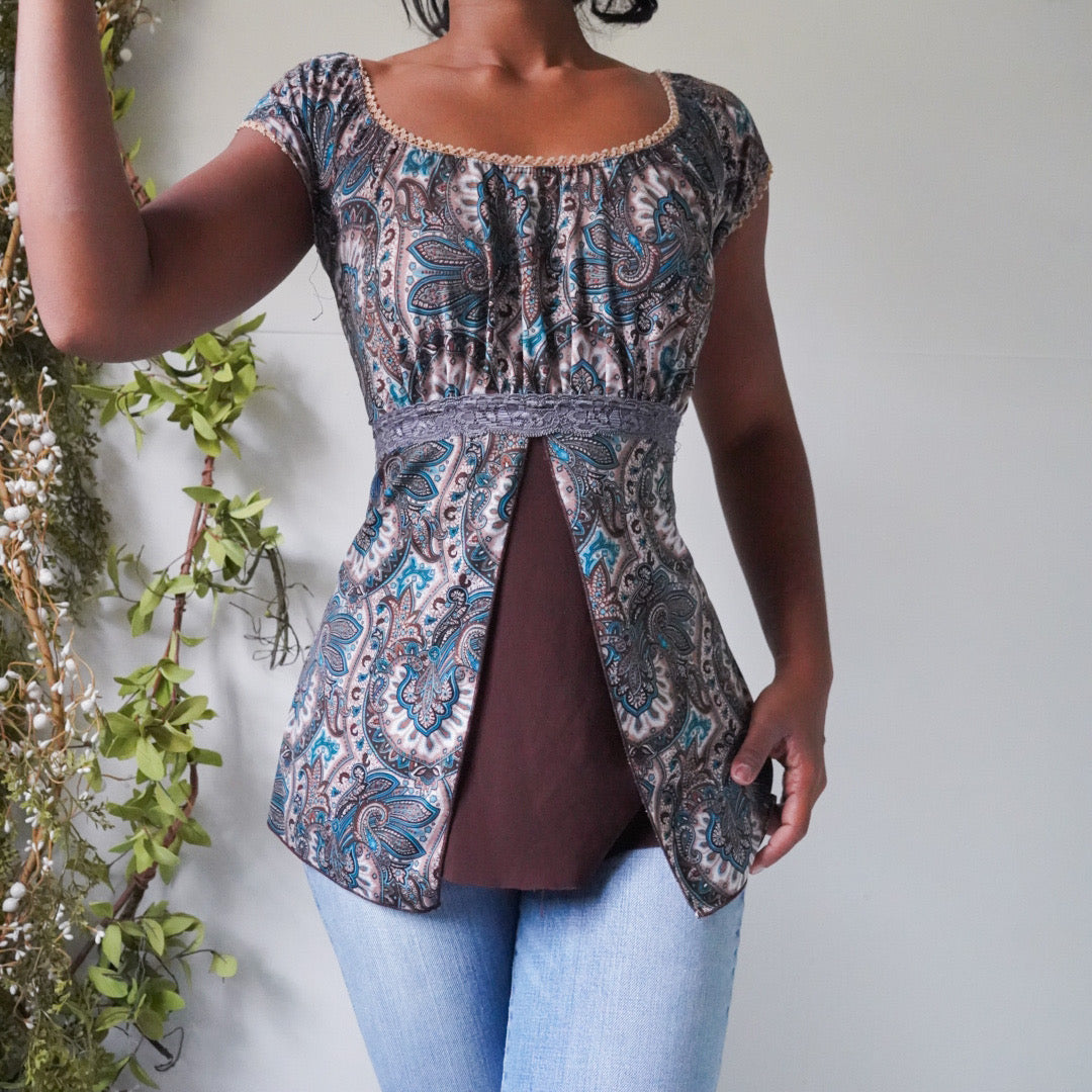 split-front-milkmaid-boho-top-image