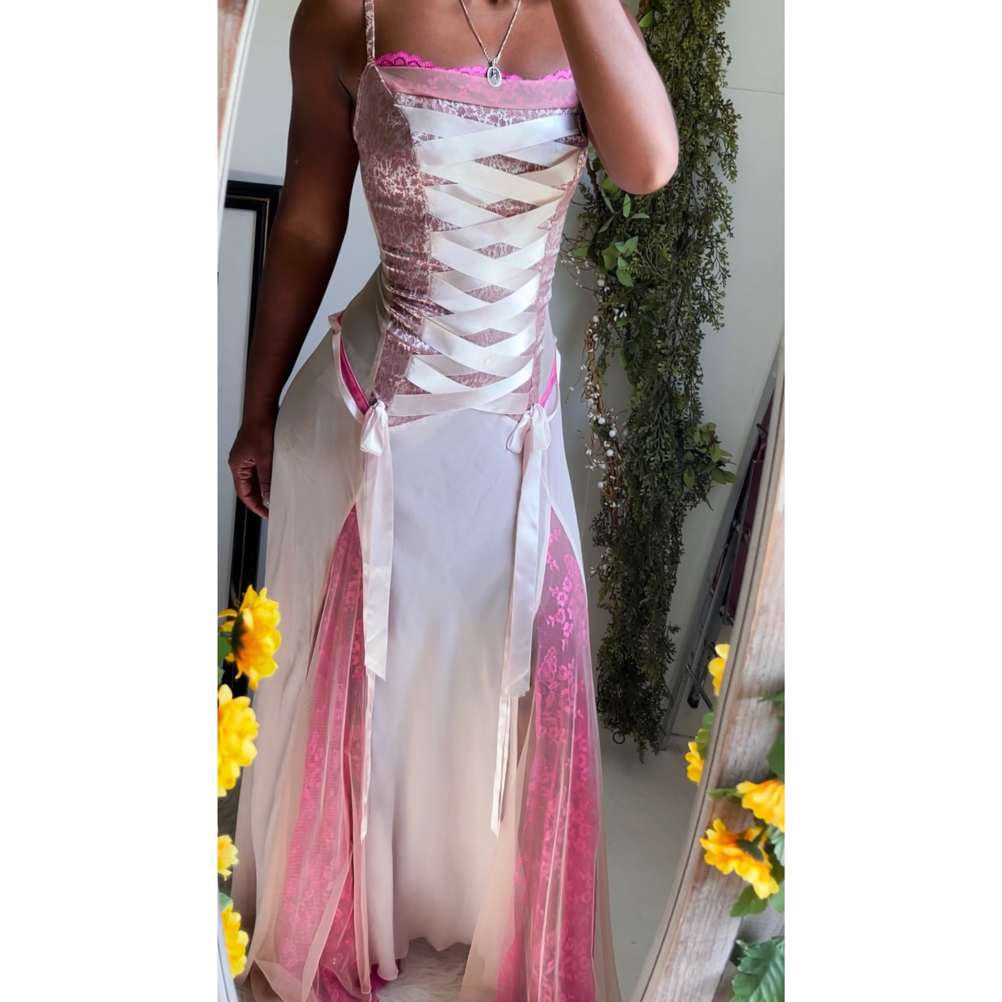 2003 Victorias Secret Lace Up Slip
