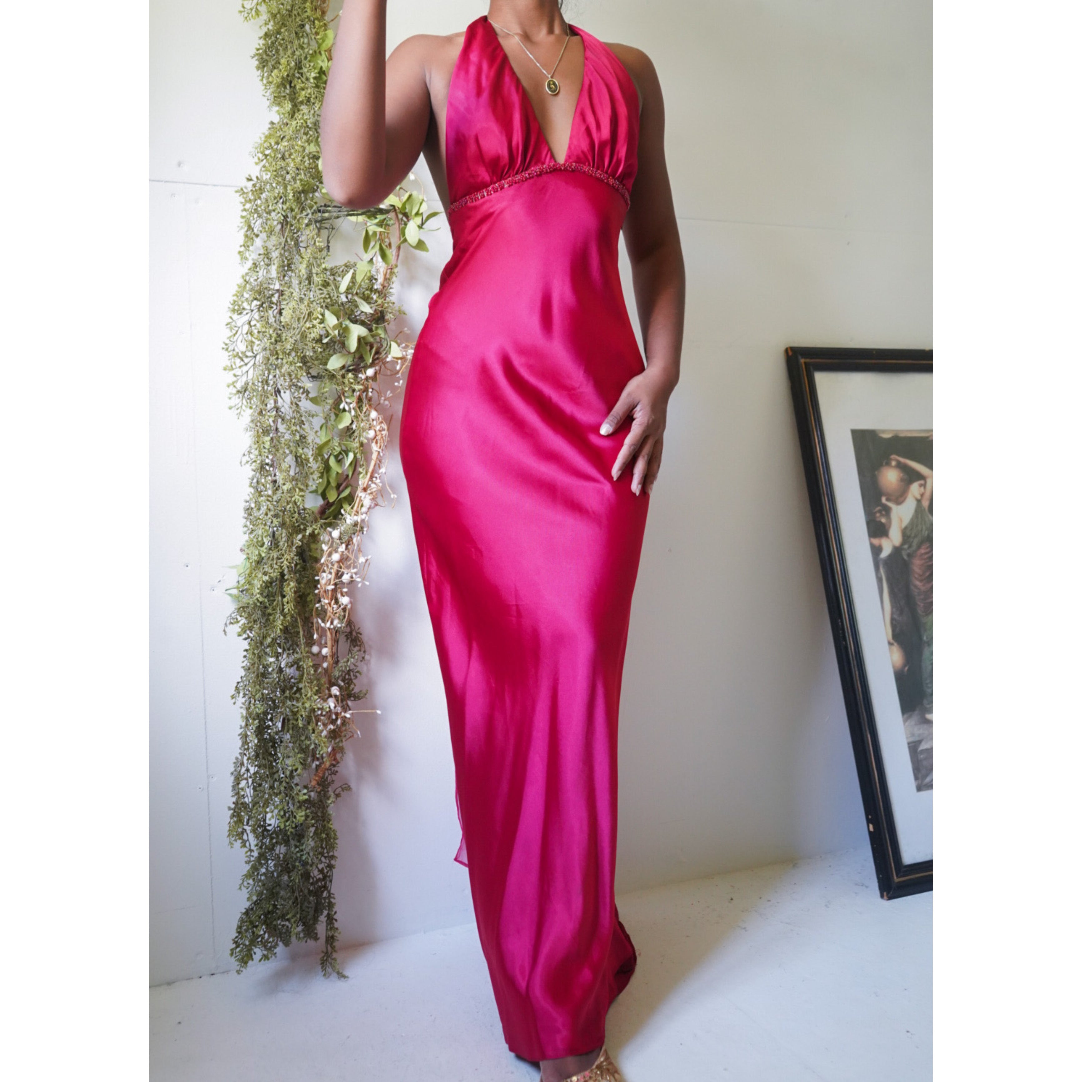 red-satin-halter-backless-gown-image