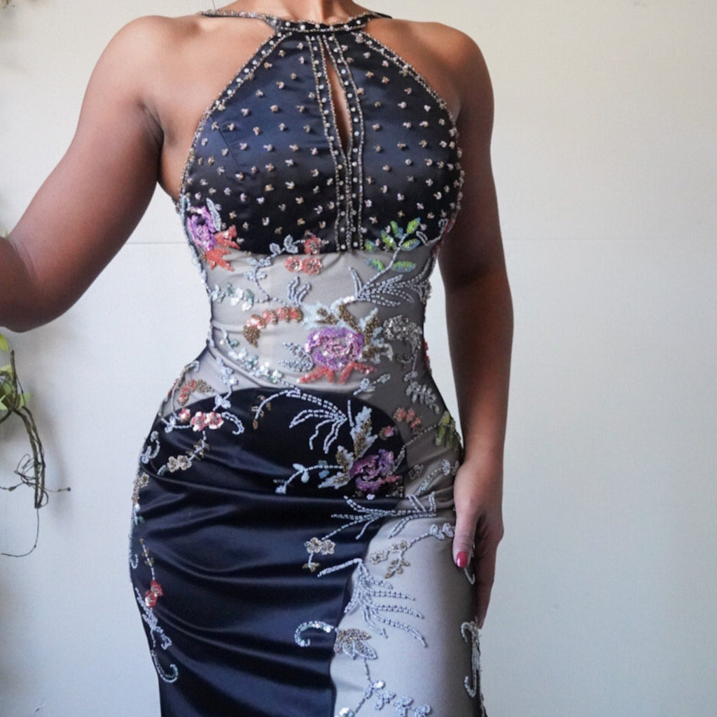Heavily Beaded Gown