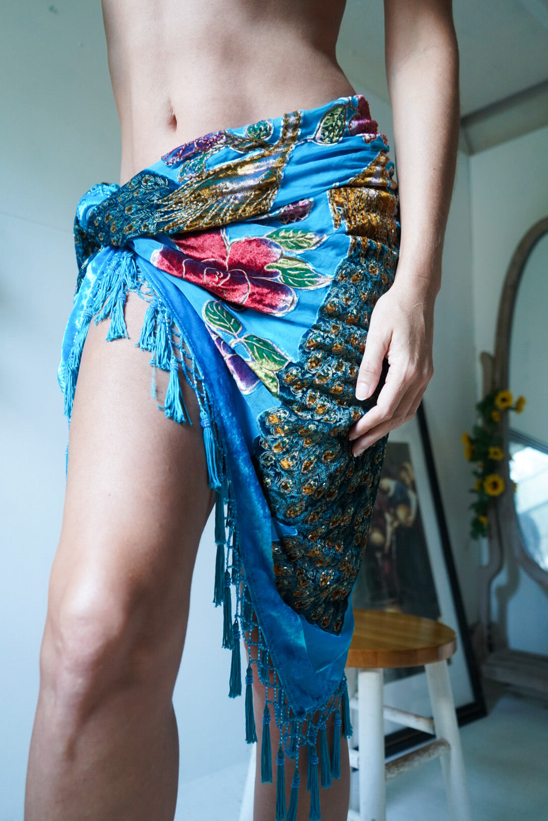 rare-beaded-peacock-scarf-image