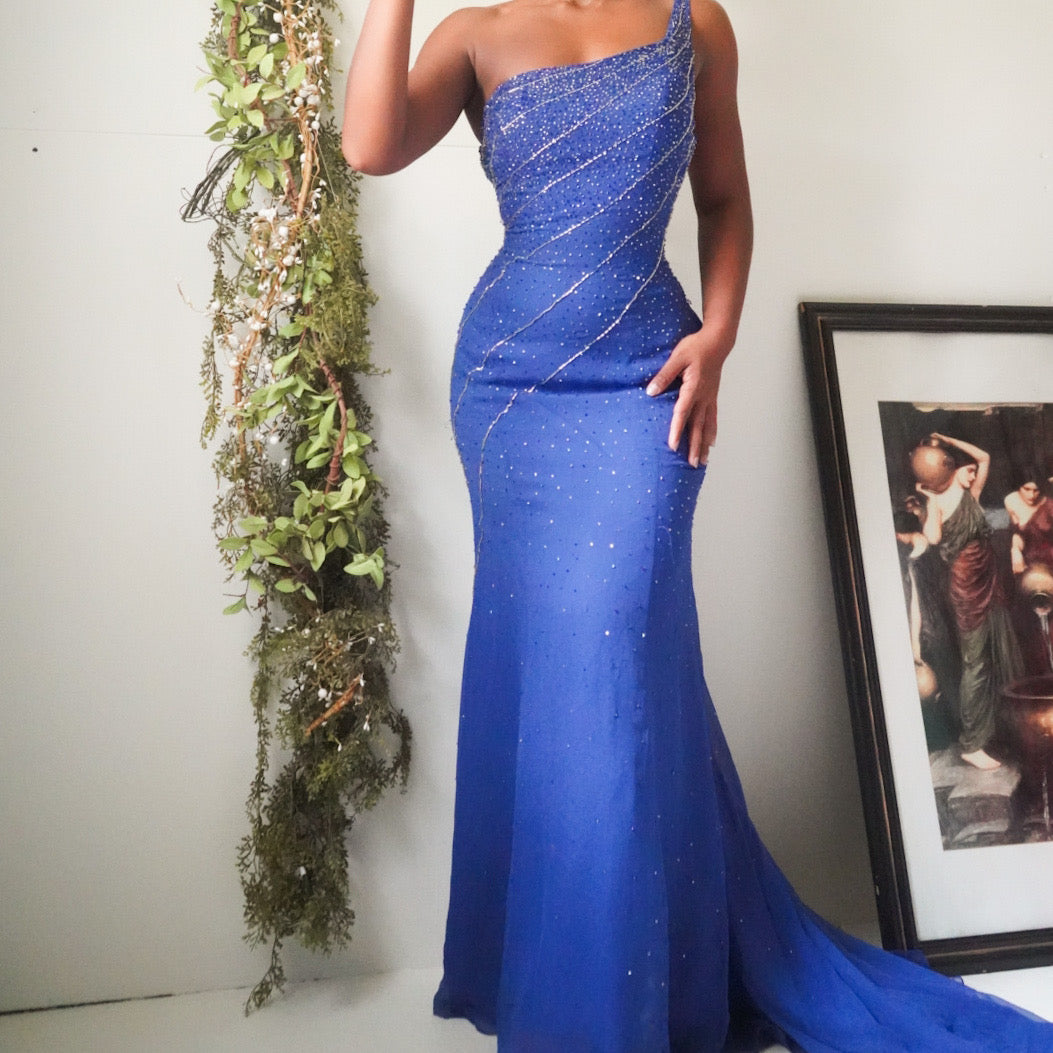 silk-beaded-one-shoulder-gown-image
