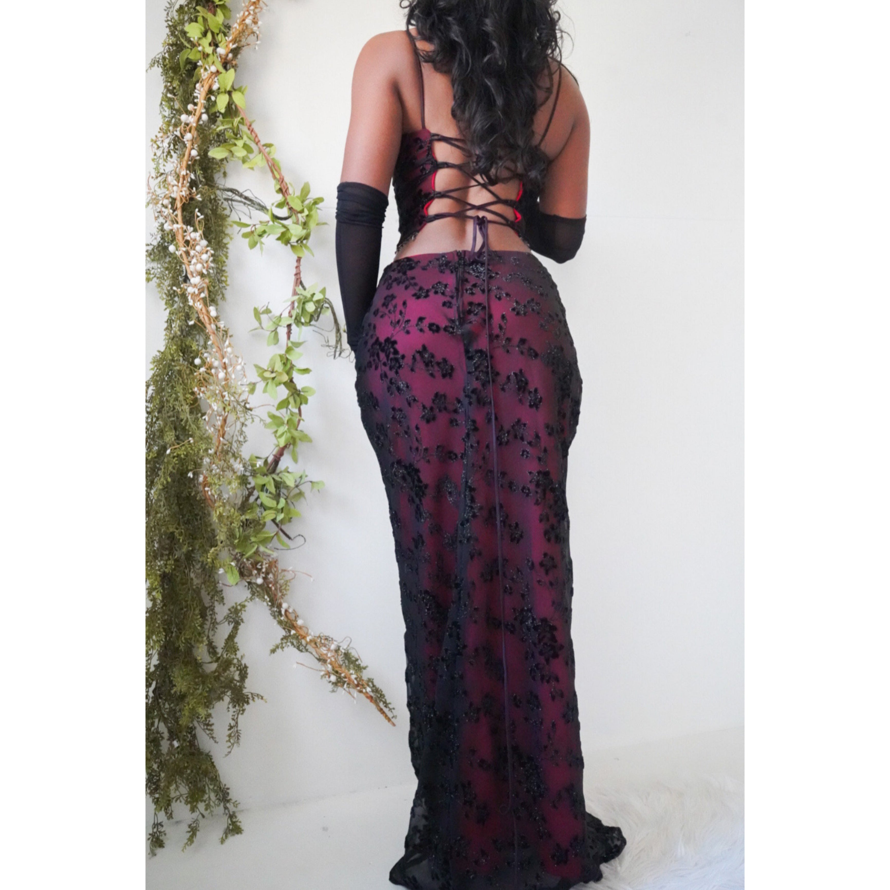 Rare Y2K Layered Formal 2 Piece