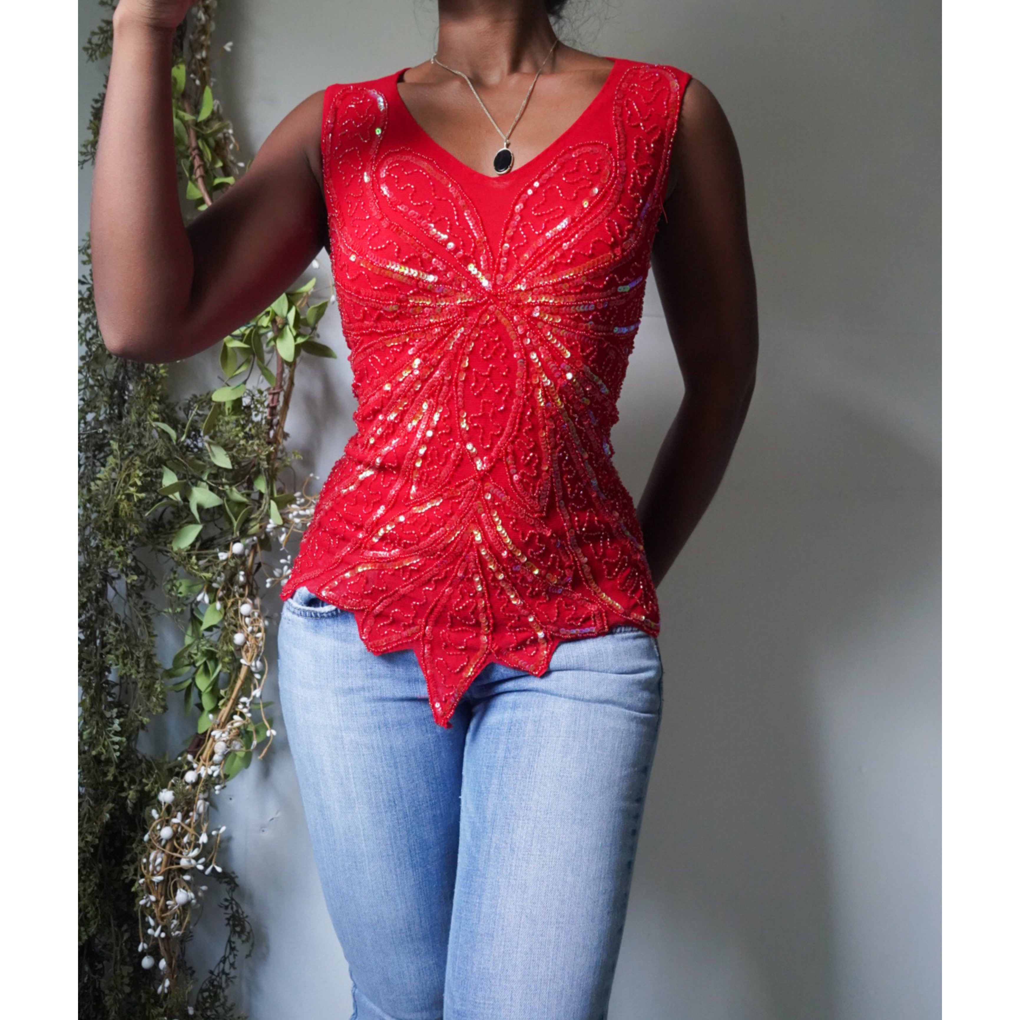 red-beaded-mesh-tank-image
