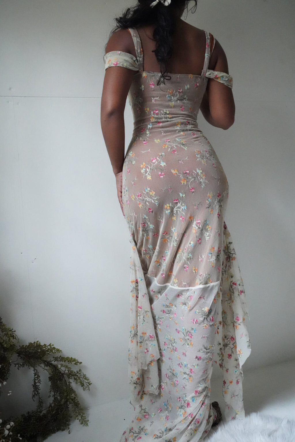 Handmade Vintage Lace Fairy Gown