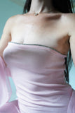 Vintage 90's pink glitter gown