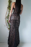Vintage 90's layered lace gown