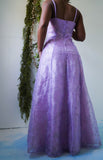Vintage Y2K Lavender Prom Dress (XS/S)