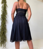 Vintage Y2K Little Black Dress (S)