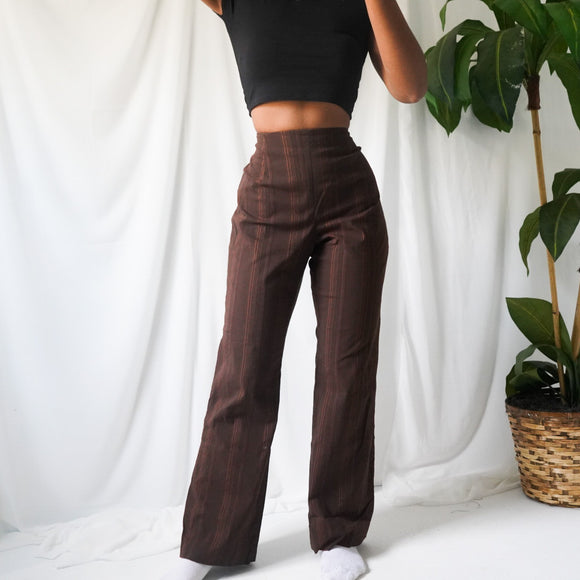 Vintage 70's Brown Striped Flare Pants (m-L) – Masha & Jlynn