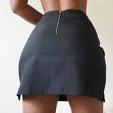 Vintage 90’s Diamanté Zipper Skirt (M)