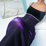 Vintage 90’s Velvet Bodice Shimmer Gown (S)