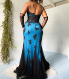 Vintage Y2K Layered Lace Corset Gown (XS)
