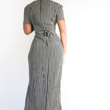 Vintage 90’s Striped Deadstock Dress (M-L)