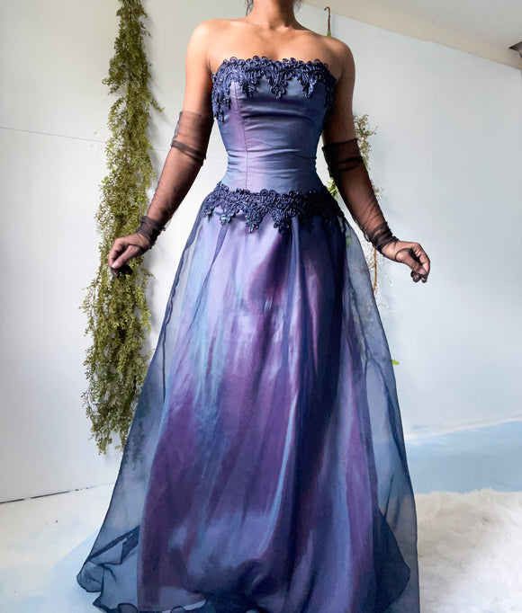 Vintage 90’s Iridescent Ball Gown (XS)