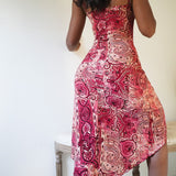 Vintage 90’s Paisley High Low Dress (S)