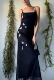 Vintage 90's layered butterfly maxi.