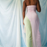 Vintage Y2K Strapless Fairy Layered Gown (S-M)
