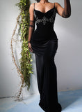 Vintage 90’s Deadstock Beaded Detail Gown (S-M)