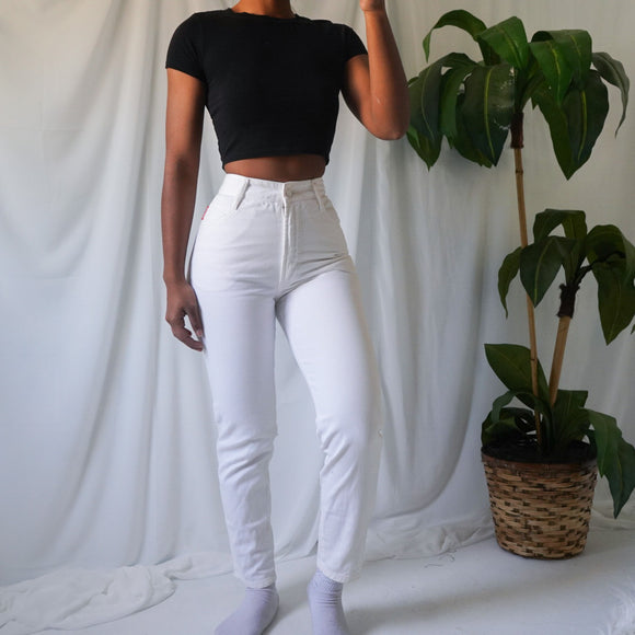 Vintage 90’s White Bongo Jeans (25”)